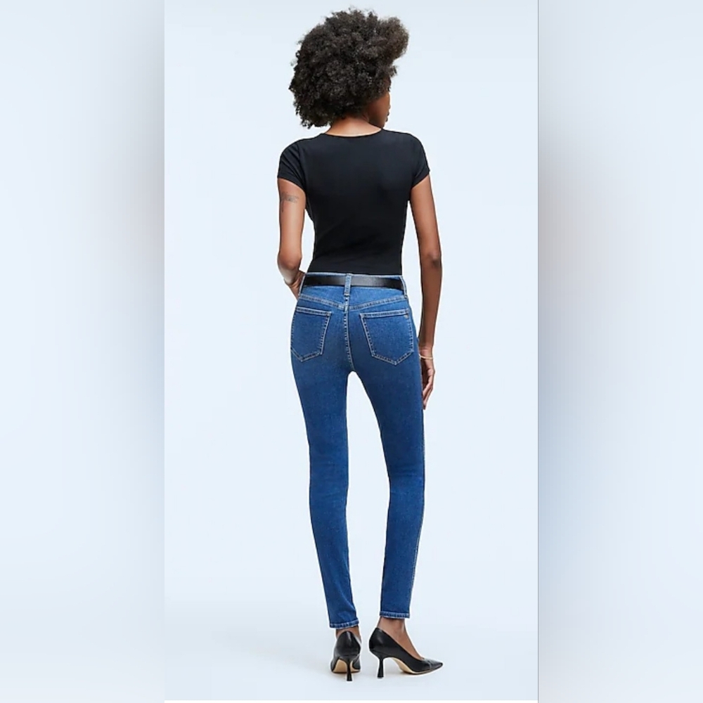 madewell 10" high-rise roadtripper authentic  skinny jeans - Picture 4 of 7